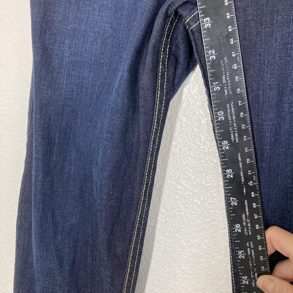 Rufskin Matchstick Jeans Mens 30 Blue Dark Wash Slim Straight Leg Stretch - Picture 9 of 16